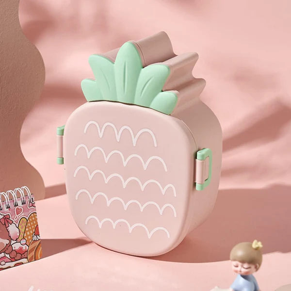 Kids Lunch Box Cute Pineapple Shaped