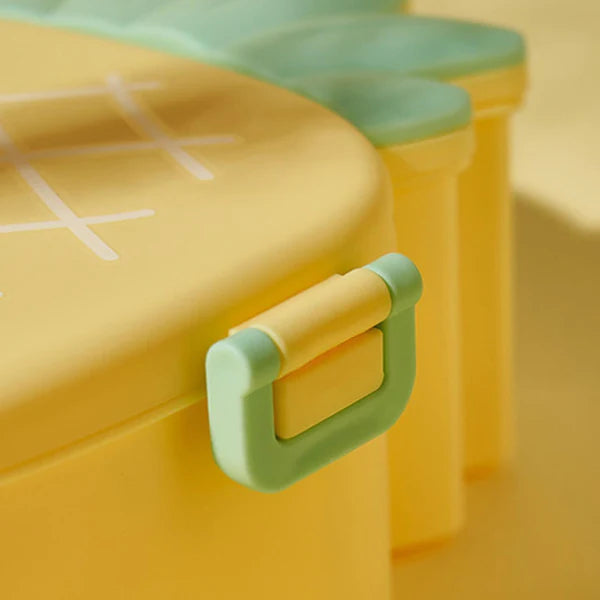 Kids Lunch Box Cute Pineapple Shaped