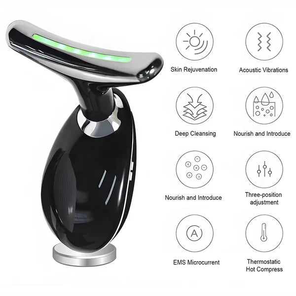 Neck Face Massager, Firming Wrinkle Removal Tool