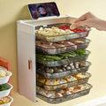 Wall Mount 6-Layer Food Storage Rack