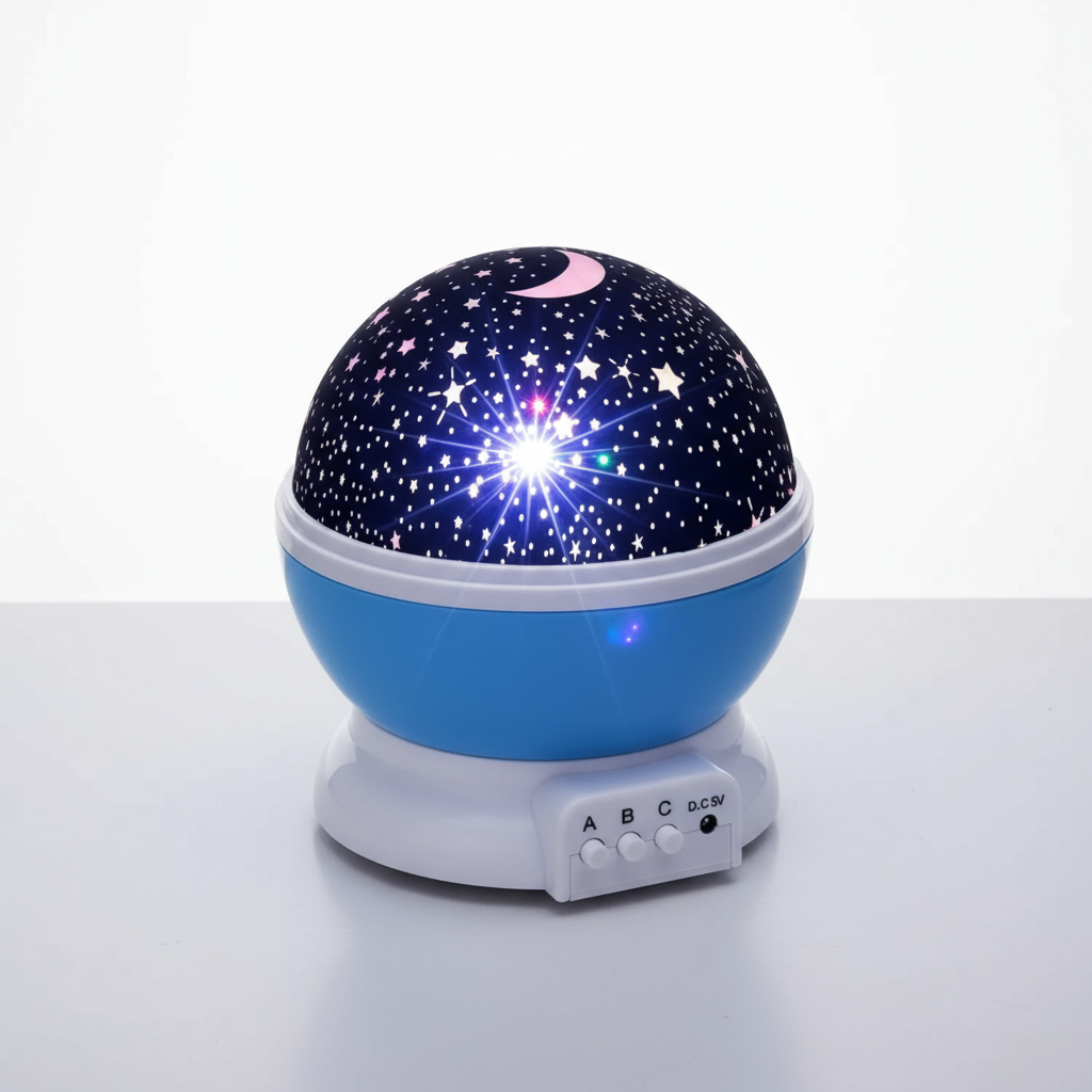 Galaxy Star Projector Lamp | Rotating Night Light for Bedroom & Parties