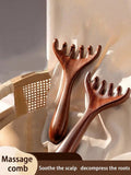 Wooden Style Head & Neck Scalp Massager
