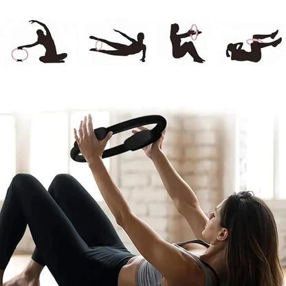 Fitness Ring Circle – Lightweight EVA Exercise Ring with Foam Padded Handles