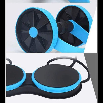 Wheel Roller for Core Workouts – Abdominal Roller Wheel with Knee Pad