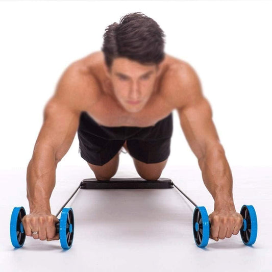 Wheel Roller for Core Workouts – Abdominal Roller Wheel with Knee Pad