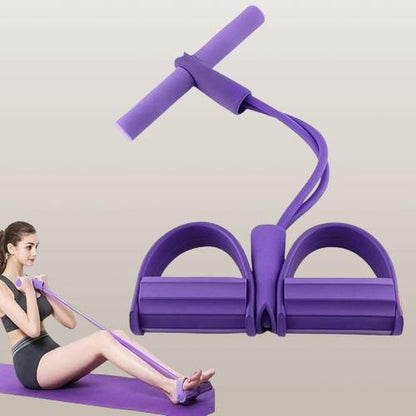 Yoga Pedal Puller Resistance Band – Foam and Natural Rubber Fitness Equipment for Strength Training