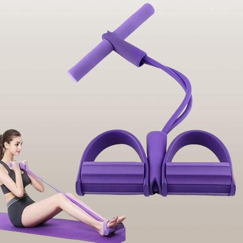 Yoga Pedal Puller Resistance Band – Foam and Natural Rubber Fitness Equipment for Strength Training