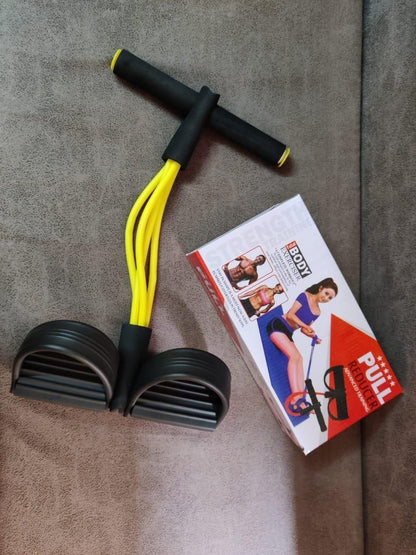 Yoga Pedal Puller Resistance Band – Foam and Natural Rubber Fitness Equipment for Strength Training