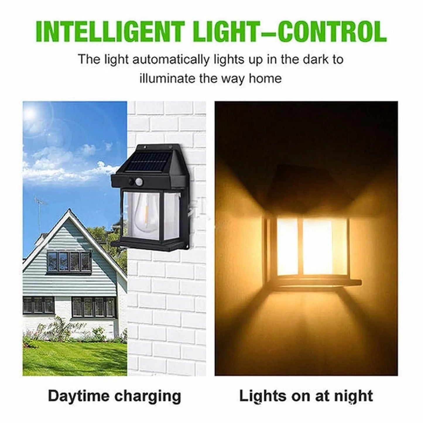 Outdoor Solar Wall Light – Energy Saving & Waterproof