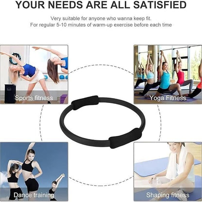 Fitness Ring Circle – Lightweight EVA Exercise Ring with Foam Padded Handles