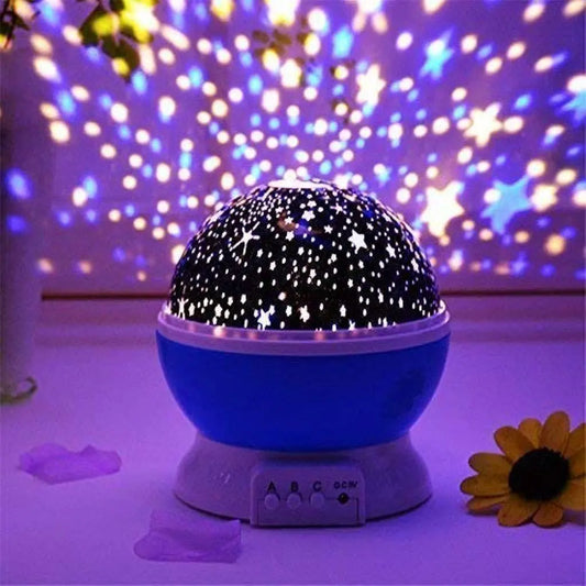 Galaxy Star Projector Lamp | Rotating Night Light for Bedroom & Parties