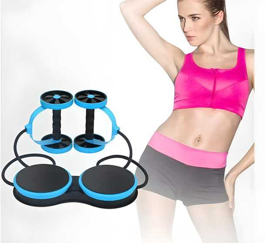 Wheel Roller for Core Workouts – Abdominal Roller Wheel with Knee Pad