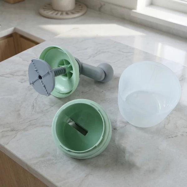 Ice Crusher Shaved Ice Machine with Hand Crank