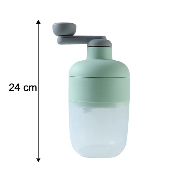 Ice Crusher Shaved Ice Machine with Hand Crank