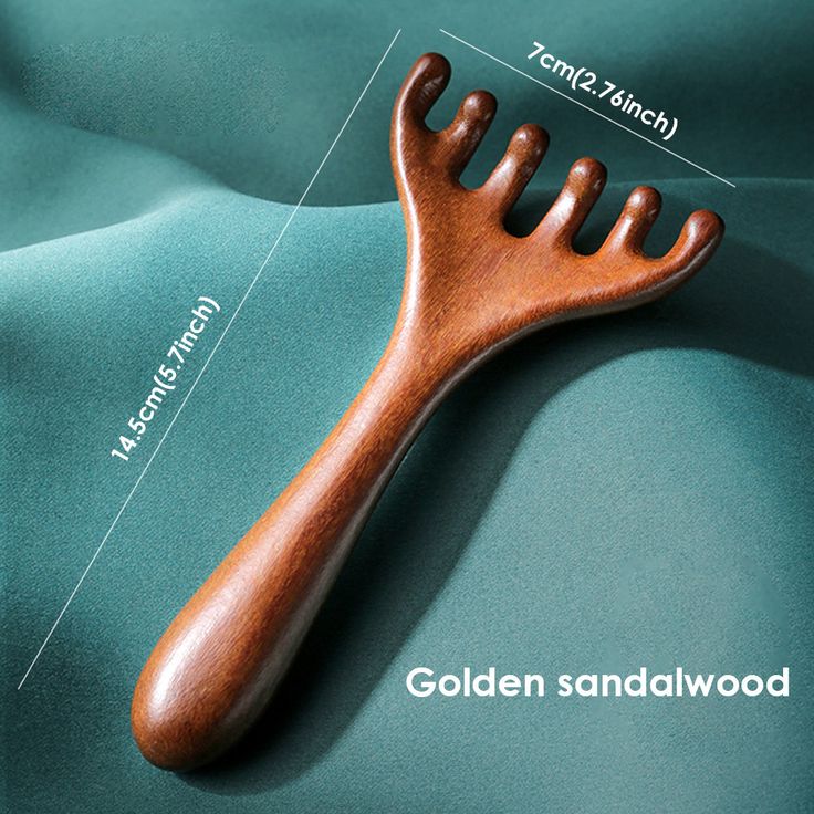 Wooden Style Head & Neck Scalp Massager