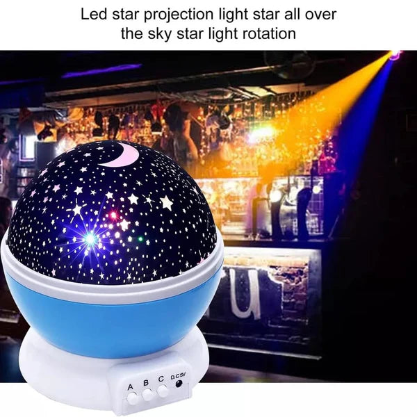 Galaxy Star Projector Lamp | Rotating Night Light for Bedroom & Parties